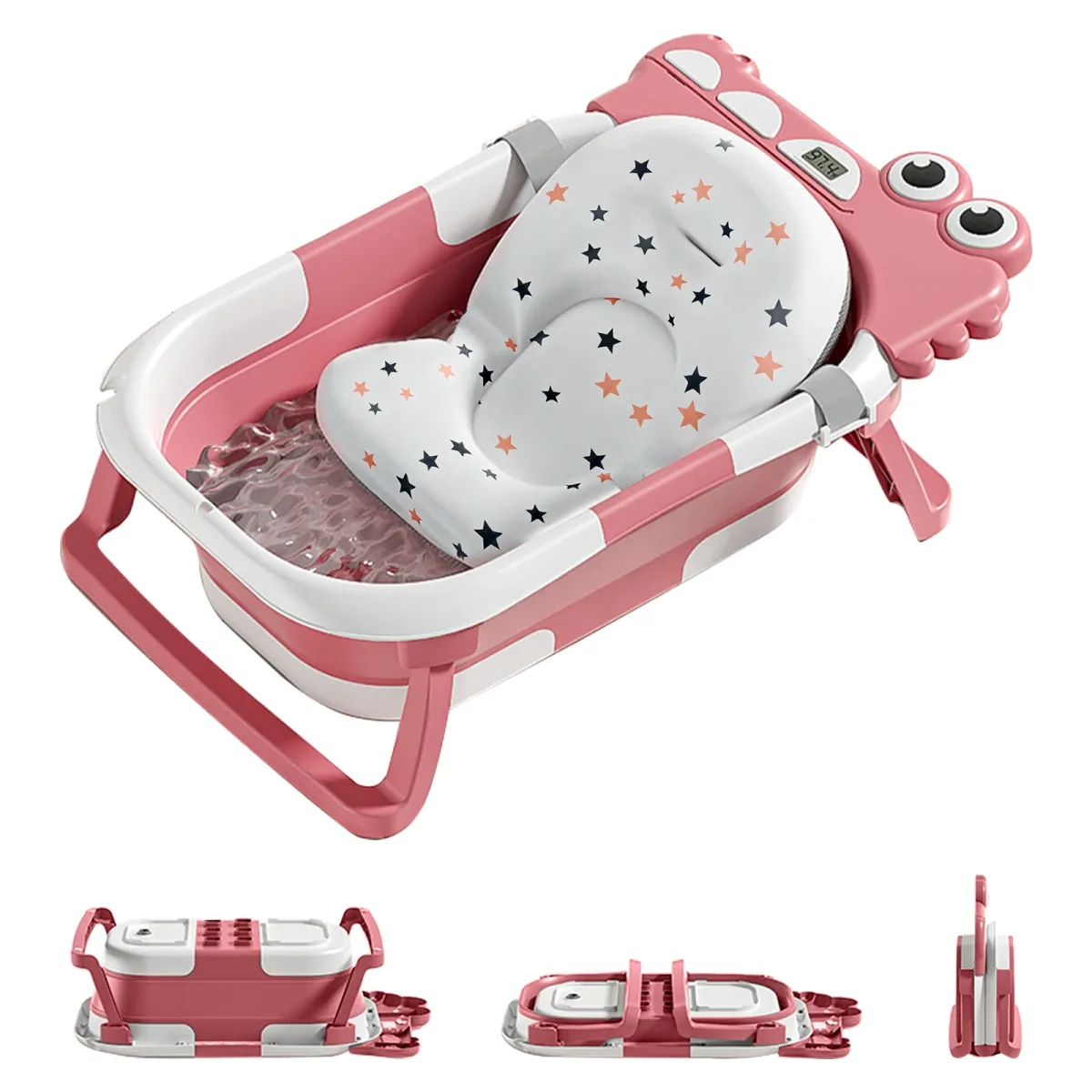 Baignoire pliable bébé avec coussin