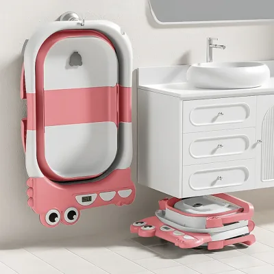 Baignoire pliable bébé avec coussin – image 3