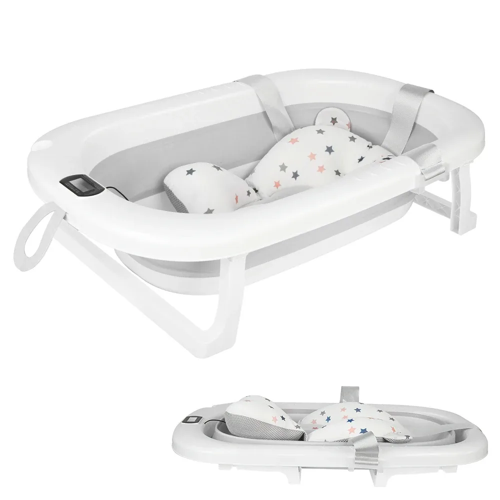 Baignoire pliable bébé avec thermomètre