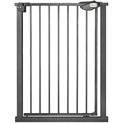 Barrière d'escalier noire en acier