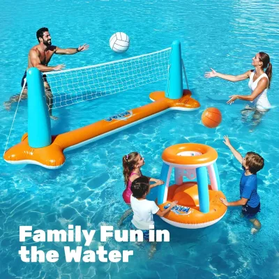 Jeu gonflable de volley-ball et basket – image 3