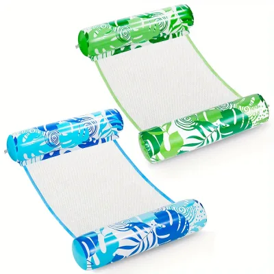 Lot de 2 hamacs flottants gonflables 4-en-1