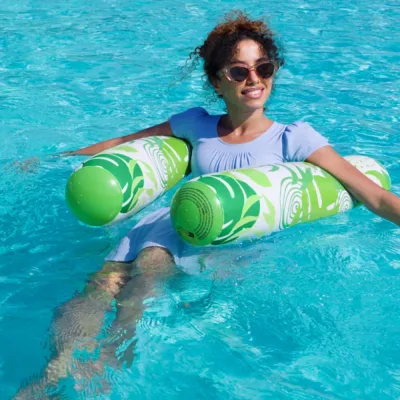 Lot de 2 hamacs flottants gonflables 4-en-1 – image 2