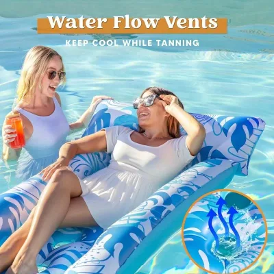 Lot de 2 matelas gonflables pour piscine – image 2