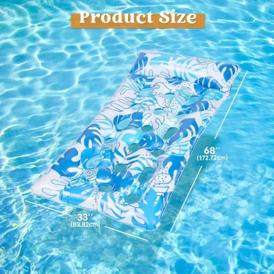 Lot de 2 matelas gonflables pour piscine – image 3