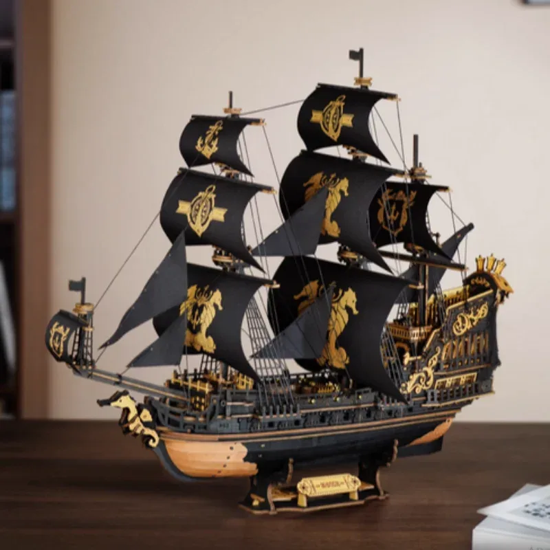 Maquette de voilier en bois à assembler
