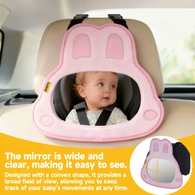 Miroir de siège arrière bébé forme crocodile – image 2