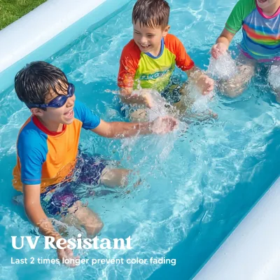 Piscine gonflable en PVC avec sièges – image 2