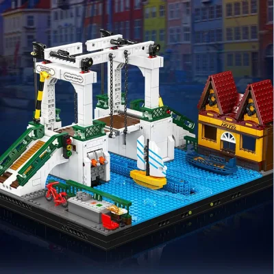 Pont pliant en blocs, 2066 pièces