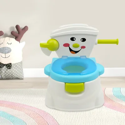 Pot d'apprentissage bleu et rose enfant