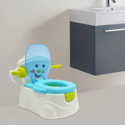 Pot d'apprentissage bleu et rose enfant – image 2