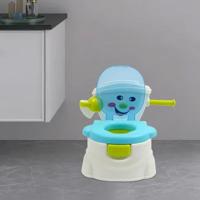 Pot d'apprentissage bleu et rose enfant – image 3