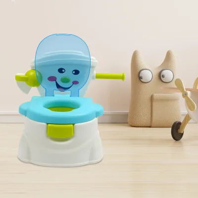 Pot de toilette portable bleu pour enfant – image 3