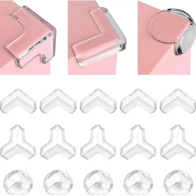 Protège-coins de table transparents