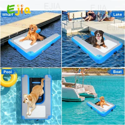Rampe flottante gonflable pour chien