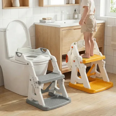 Réducteur de toilette enfant 2 en 1 pliable – image 3