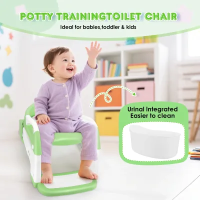 Réducteur de toilette enfant avec escalier