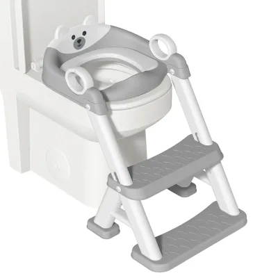 Réducteur de toilette pliable avec marches