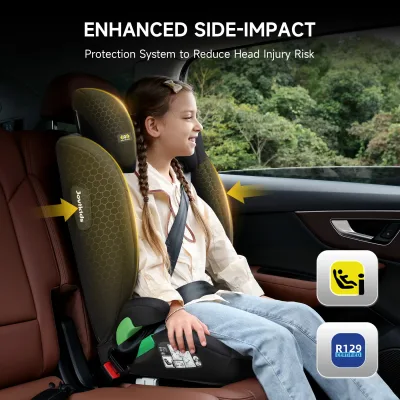 Rehausseur auto à dossier haut Isofix – image 2