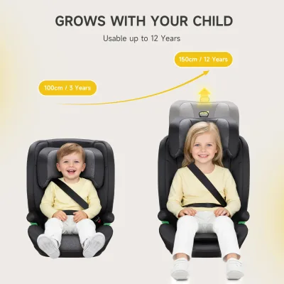 Rehausseur auto à dossier haut Isofix – image 3