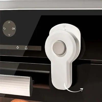 Verrou de sécurité blanc pour four – image 2